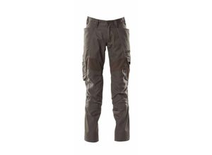 5711074692064 - Accelerate Hose mit CORDURA-Knietaschen Stretch-Einsätze Gr 27 dunkelanthrazit - dunkelanthrazit - Mascot