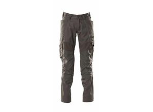 5711074692293 - Accelerate Hose mit CORDURA-Knietaschen Stretch-Einsätze Gr 96 dunkelanthrazit - dunkelanthrazit - Mascot