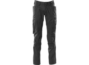 5711074692866 - Arbeitshose Stretch Zones 18579 leichte Bundhose mit Cordura Knietaschen Farbe Schwarz - 09 Größe 44 - Mascot