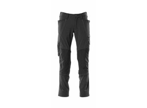 5711074715503 - MASCOT ACCELERATE Hose mit CORDURA-Knietaschen 18479-311-09 Vier-Wege-Stretchstoff Gr 23 schwarz - schwarz