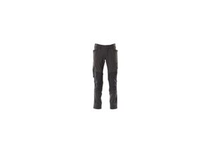 5711074715541 - - accelerate Hose mit CORDURA-Knietaschen 18479-311-09 Vier-Wege-Stretchstoff Gr 27 schwarz - schwarz