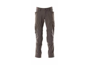 5711074716166 - Accelerate Hose mit CORDURA-Knietaschen 18479-311-18 Vier-Wege-Stretchstoff Gr 98 dunkelanthrazit - dunkelanthrazit - Mascot