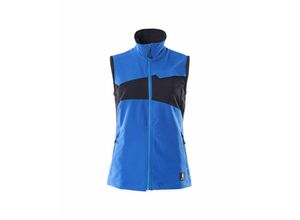 5711074719518 - Weste accelerate Ultimate Stretch Damen 18375 Gr 2XL azurblau schwarzblau - azurblau schwarzblau - Mascot