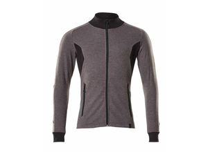 5711074735426 - Accelerate Herren Sweatshirt mit Reißverschluss 18484-962-1809 Gr xl dunkelanthrazit schwarz - dunkelanthrazit schwarz - Mascot