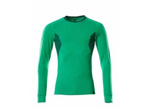 5711074737789 - Accelerate T-Shirt langarm moderne Passform Gr 2XL grün - grün - Mascot