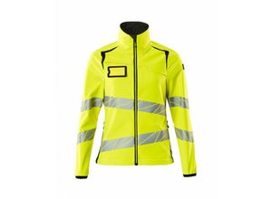 5711074789573 - Soft Shell Jacke Damenpassform Soft Shell Jacke Gr 5XL hi-vis gelb schwarz - Mascot