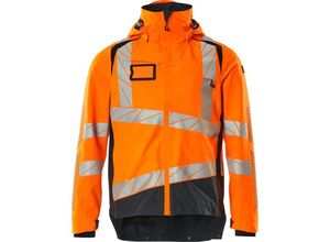 5711074798827 - Accelerate safe Hard Shell Jacke 19301 Warnschutz Arbeitsjacke Warnjacke Farbe Hi-vis Orange Schwarzblau Größe l - Mascot