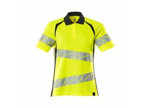 5711074802616 - Polo-Shirt Damenpassform Polo-shirt Gr 5XLONE hi-vis gelb schwarzblau