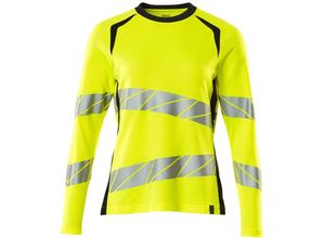 5711074803163 - Damen-T-Shirt 19091-771-17010 Gr xl hi-vis gelb schwarzblau - Mascot