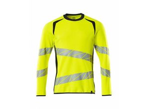 5711074804436 - Sweatshirt moderne Passform Sweatshirt Gr m one hi-vis gelb schwarzblau - Mascot