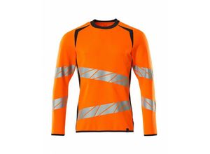 5711074804689 - Sweatshirt moderne Passform Sweatshirt Gr 2XLONE hi-vis orange schwarzblau - Mascot