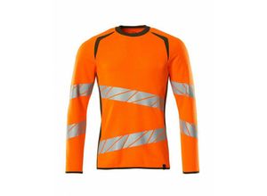 5711074804948 - Sweatshirt moderne Passform Sweatshirt Gr s one hi-vis orange moosgrün - Mascot