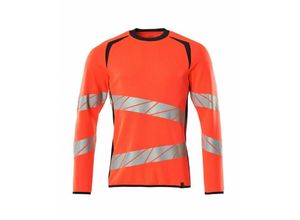 5711074804986 - Sweatshirt moderne Passform Sweatshirt Gr 2XLONE Hi-vis rot schwarzblau - Mascot