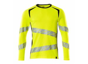 5711074813544 - T-Shirt langarm 19081-771-1709 Gr xl hi-vis gelb schwarz - Mascot