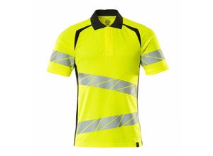 5711074814954 - Polo-Shirt moderne Passform Polo-shirt Gr m one hi-vis gelb schwarz - Mascot