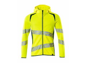 5711074845255 - Kapuzensweatshirt 19284-781-1744 Gr 2XL hi-vis gelb dunkelpetroleum