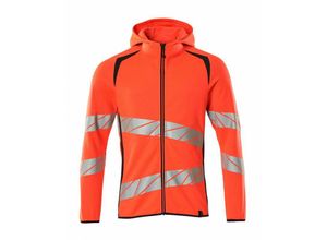 5711074845590 - Kapuzensweatshirt 19284-781-22210 Gr L hi-vis rot schwarzblau