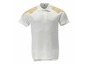 5711074862078 - Polo-Shirt Kurzarm Polo-shirt Gr 2XL weiss currygelb