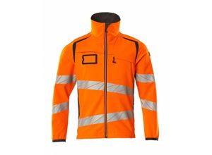 5711074873197 - Accelerate safe Softshelljacke 19002-143-1418 Gr 2XL hi-vis orange dunkelanthrazit - hi-vis orange dunkelanthrazit - Mascot