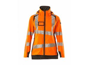 5711074873784 - Hard Shell Jacke Damen leichtem Futter Jacke Gr 4XL hi-vis orange dunkelanthrazit - Mascot