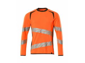 5711074874965 - Sweatshirt moderne Passform Sweatshirt Gr 2XLONE hi-vis orange dunkelanthrazit - Mascot