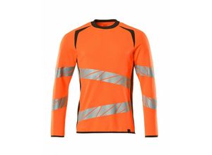 5711074874989 - Sweatshirt moderne Passform Sweatshirt Gr 4XLONE hi-vis orange dunkelanthrazit - Mascot