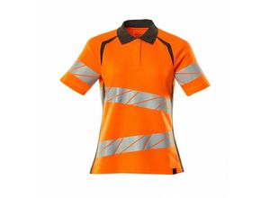 5711074877348 - Polo-Shirt Damenpassform Polo-shirt Gr 5XLONE hi-vis orange dunkelanthrazit - Mascot