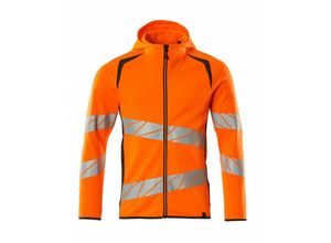 5711074878321 - Sweatshirt mit Kapuze moderne Passform Kapuzensweatshirt Gr 2XL hi-vis orange dunkelanthrazit - Mascot