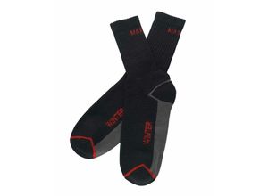 5711074883301 - - Arbeitssocken Kisumu Gr 35-38 schwarz rot - schwarz rot 5711074883301 - - Arbeitssocken Kisumu Gr 35-38 schwarz rot - schwarz rot