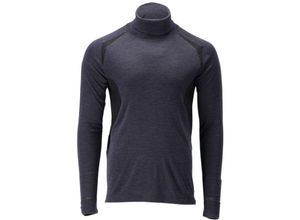 5711074917587 - Funktionsunterhemd Rollkragen Wolle Unterhemd Multisafe Gr 4XL schwarzblau - Mascot
