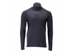 5711074917648 - Funktionsunterhemd Rollkragen Wolle Unterhemd Multisafe Gr xl schwarzblau - Mascot