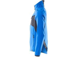 5711074933808 - Accelerate Soft Shell Jacke 20102 atmungsaktiv mit Innenfleece Farbe Azurblau Schwarzblau - 91010 Größe xl - Mascot