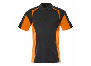 5711074973873 - Polo-Shirt moderne Passform Polo-shirt Gr 5XL schwarzblau hi-vis orange - Mascot