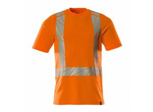 5711074990290 - T-Shirt moderne Passform T-shirt Gr s hi-vis orange - Mascot