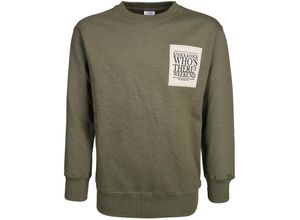 5711135751143 - Hust & Claire - Sweatshirt SAHN in olive leaf Gr164