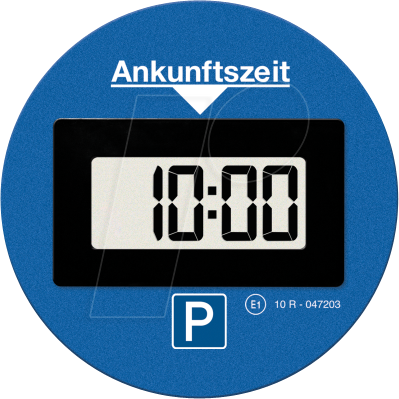 5711157080382 - PARKLITE ONE BL - KFZ - Elektr Parkscheibe PARK LITE One rund blau