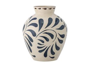 5711173322053 - Heikki Vase blau Steingut Ø 20 x H24 cm blau