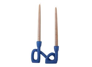 5711173326440 - Mashel Kerzenhalter L21xH165xB6 cm blau