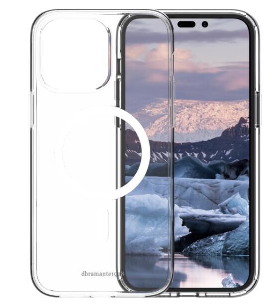 5711428016294 - dbramante1928 Iceland Pro - Hintere Abdeckung für Mobiltelefon - kompatibel mit MagSafe - 100 % recycelter Kunststoff - klar - für Apple iPhone 14 Pro Max