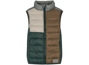 5711529877251 - MarMar Copenhagen - Steppweste ORLANDO - BLOK in dark leaf Gr110