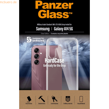 5711724004360 - PanzerGlass HardCase Schutzhülle für Samsung Galaxy A14  A14 5G (Transparent)