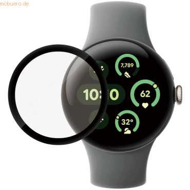 5711724037061 - Screen Protector Google Pixel Watch 3 (41mm) | Ultra-Wide Fit