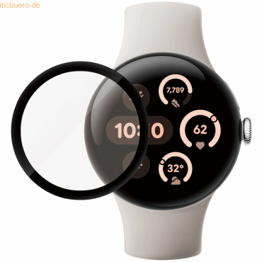 5711724037085 - Screen Protector Google Pixel Watch 3 (45mm) | Ultra-Wide Fit