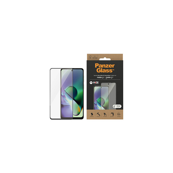 5711724065811 - PANZERGLASS Displayschutzglas Ultra-Wide Fit Screen Protector Displayfolien Displayschutzfolie Schutzfolie Bildschirmschutz kratz- & stoßfest farblos (transparent)