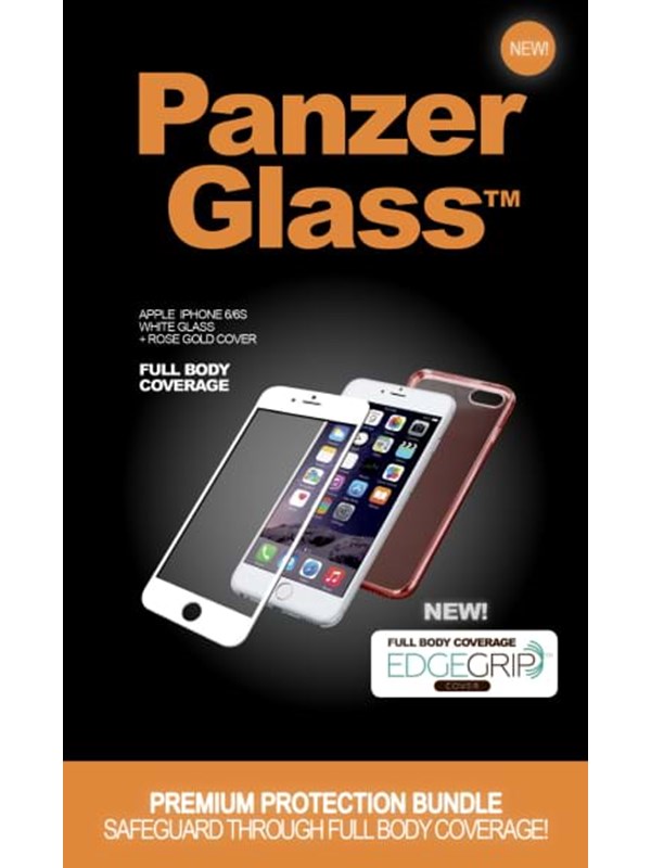 5711724410055 - Apple iPhone 6 6s - Rose Gold w EdgeGrip (Premium Glass) 5711724410055 - Apple iPhone 6 6s - Rose Gold w EdgeGrip (Premium Glass)