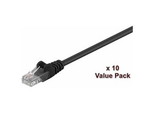 5711783229896 - V-UTP501SVP - Netzwerkkabel (1 m Cat5e u utp (utp) RJ-45 RJ-45 Schwarz) - Microconnect