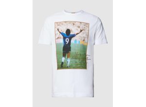 5711855891044 - T-Shirt mit Statement-Print Modell Icon