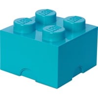 5711938015596 - LEGO Aufbewahrungsbox Brick 4 in Türkis - (B)25 x (H)18 x (T)25 cm