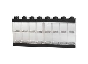 5711938023621 - Room Copenhagen LEGO® Setzkasten Vitrine Minifiguren schwarz 16 Figuren 33 x 63 x 5 cm Kinder