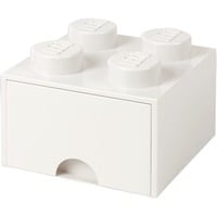 5711938029463 - LEGO Schubladenbox Brick 4 in Weiß - (B)25 x (H)18 x (T)25 cm